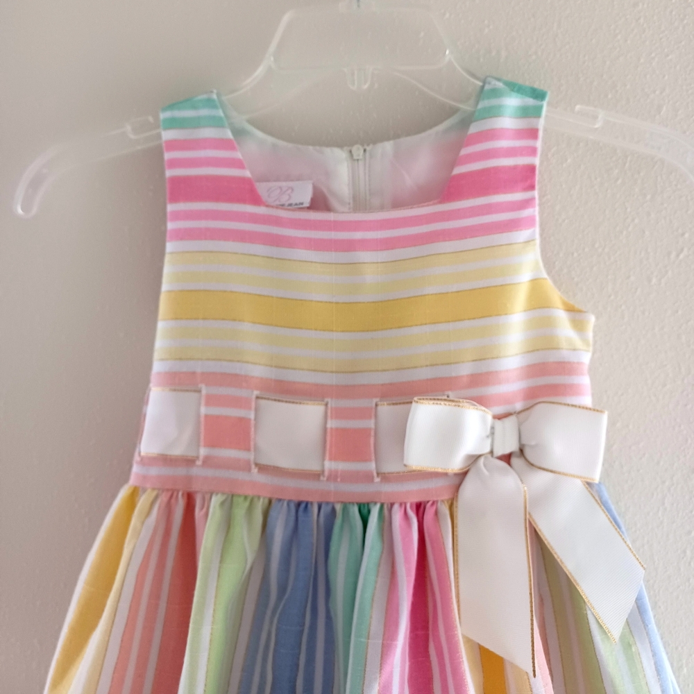 BONNIE JEAN Girl's Striped Dress, size 5 - Picture 4 of 16
